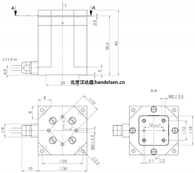 pi-P-363 PicoCube XY(Z) 壓電掃描儀參數(shù)