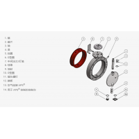 Warex DKZ APS?系列蝶閥，可在 -40 °C 至 +200 °C 的溫度范圍內(nèi)使用